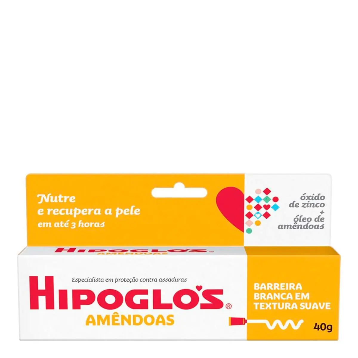 Creme Preventivo de Assaduras Hipoglós Amêndoas 40g