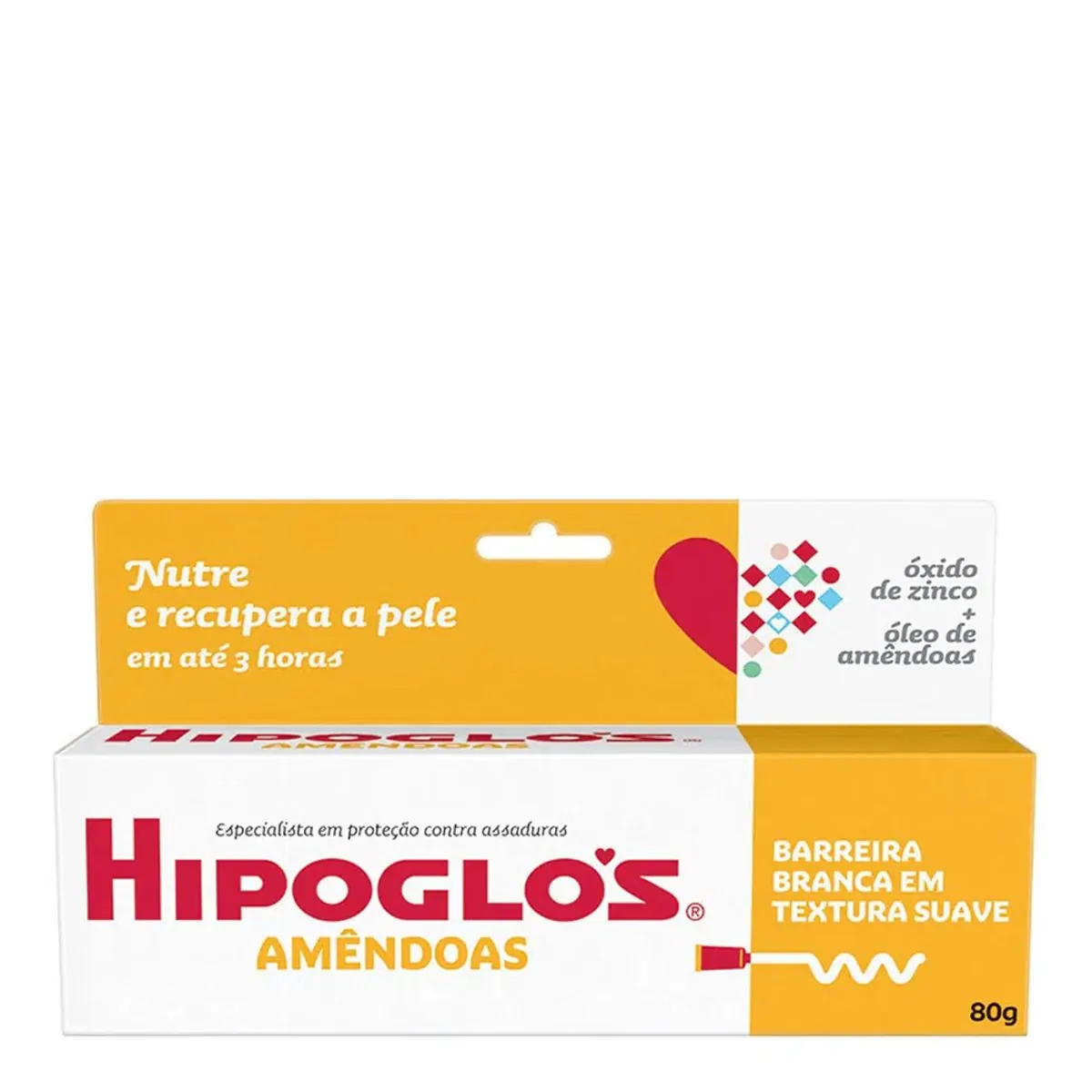 Creme Preventivo de Assaduras Amêndoas Hipoglós Caixa 80g