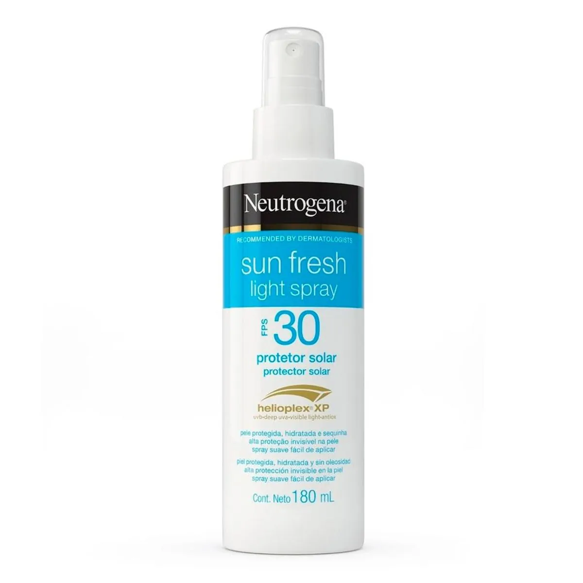 Protetor Solar FPS 30 em Spray Neutrogena Light 180 Ml