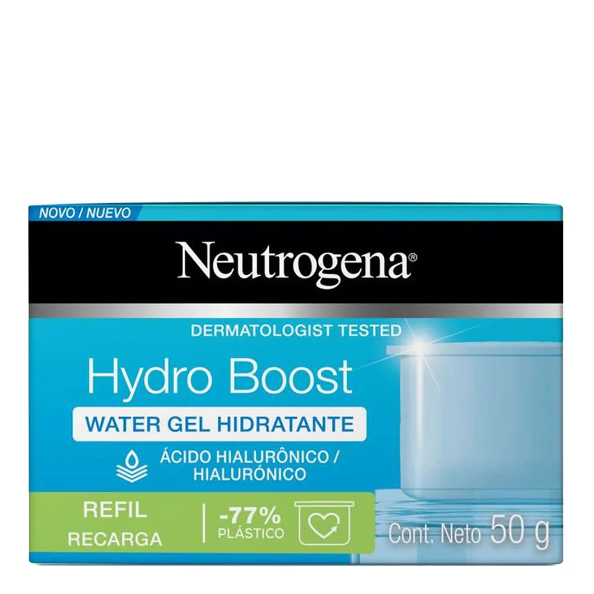 Hidratante Water Gel Neutrogena Hydro Boost Caixa 50g Refil