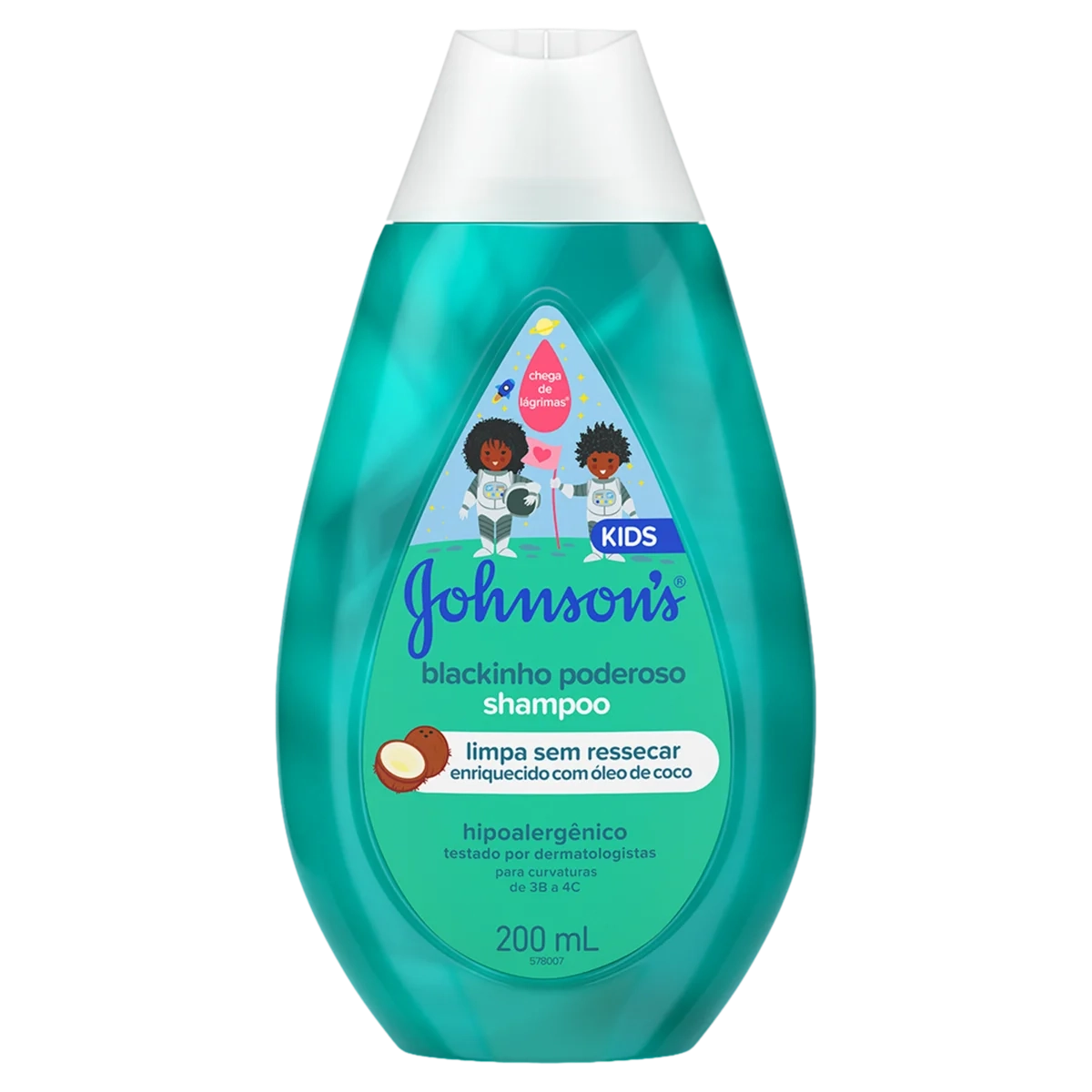Shampoo Johnsons Kids Blackinho Poderoso Frasco 200ml