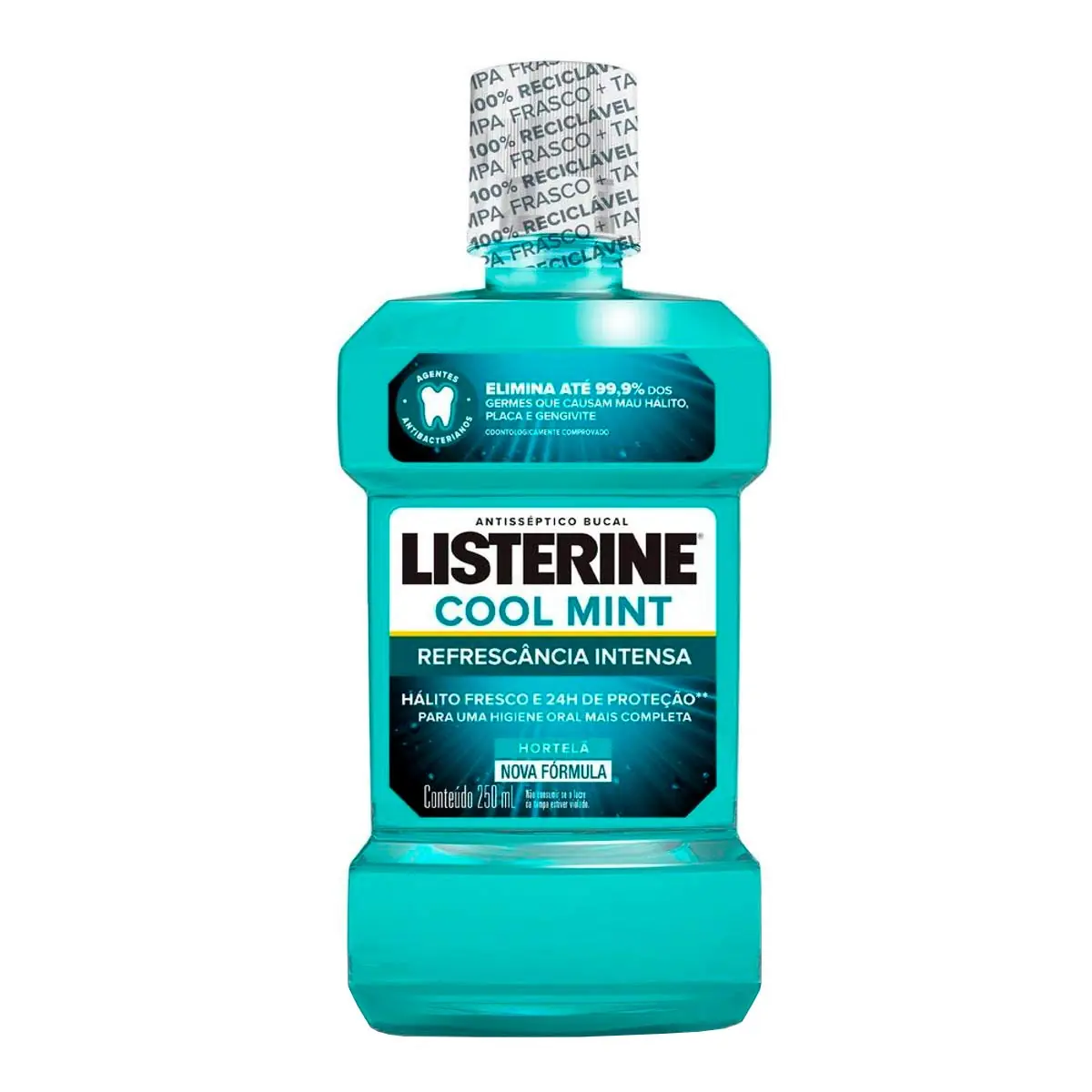 Enxaguante Bucal Hortelã Listerine Cool Mint Frasco 250ml
