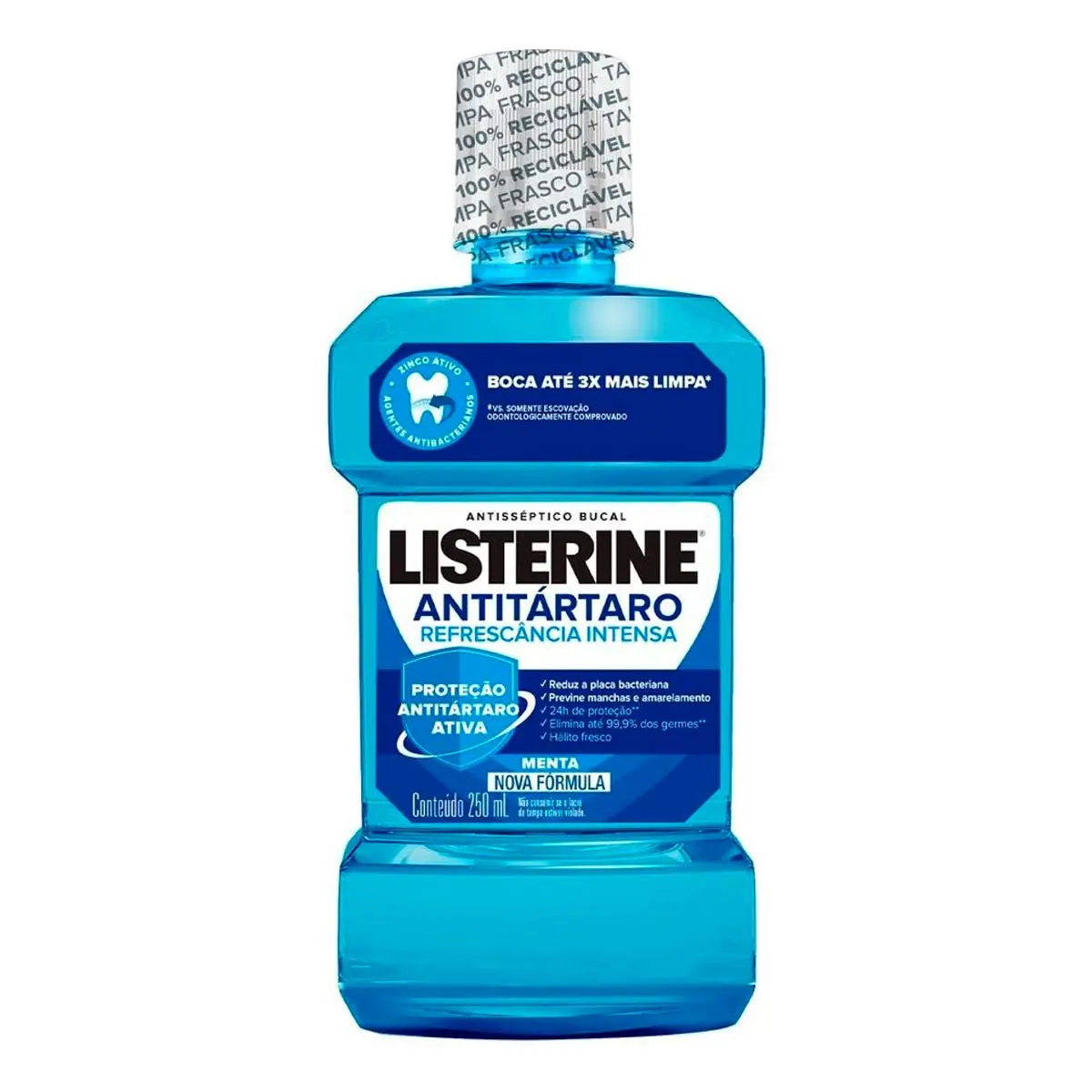 Enxaguante Bucal Menta Listerine Antitártaro Frasco 250ml