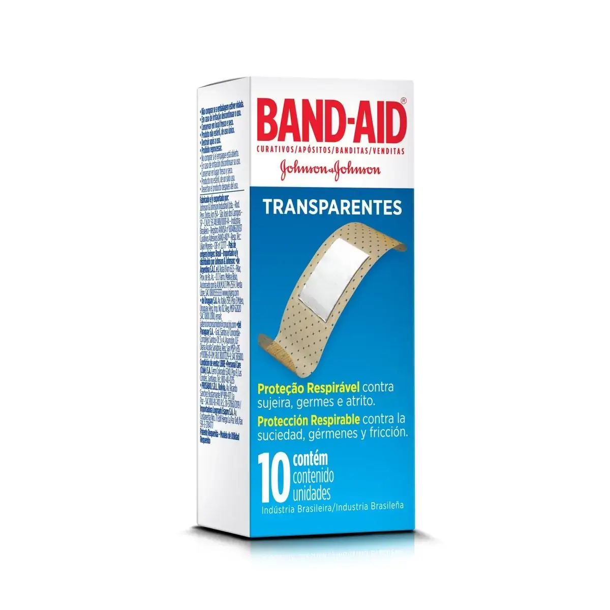 Curativo Band Aid Transp 12x10unidade | Bandaid C/10
