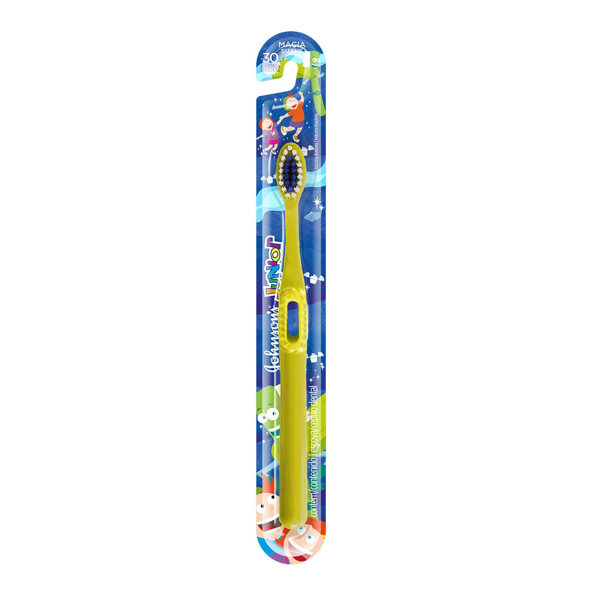 Escova Dental Infantil Johnson & Johnson Essencial Jr Verde
