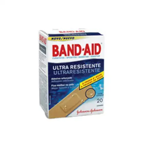 Curativos Band Aid 20u Ultra Resistente
