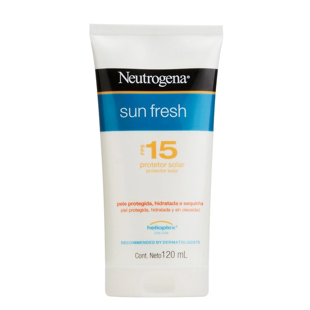Protetor Solar Fps 15 Neutrogena Sun Fresh Bisnaga 120ml