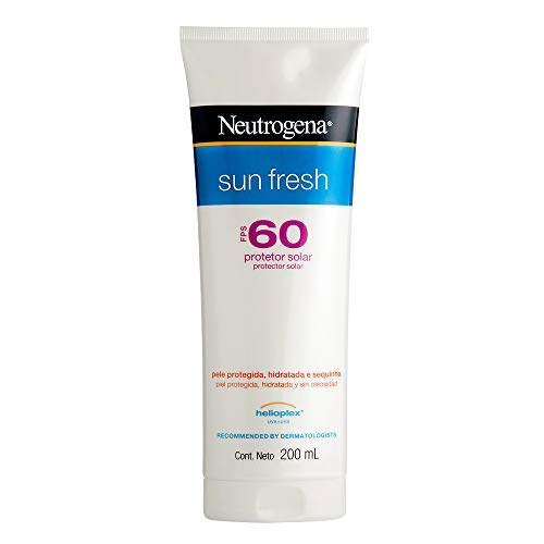 Protetor Solar Fps 60 Neutrogena Sun Fresh Bisnaga 200ml