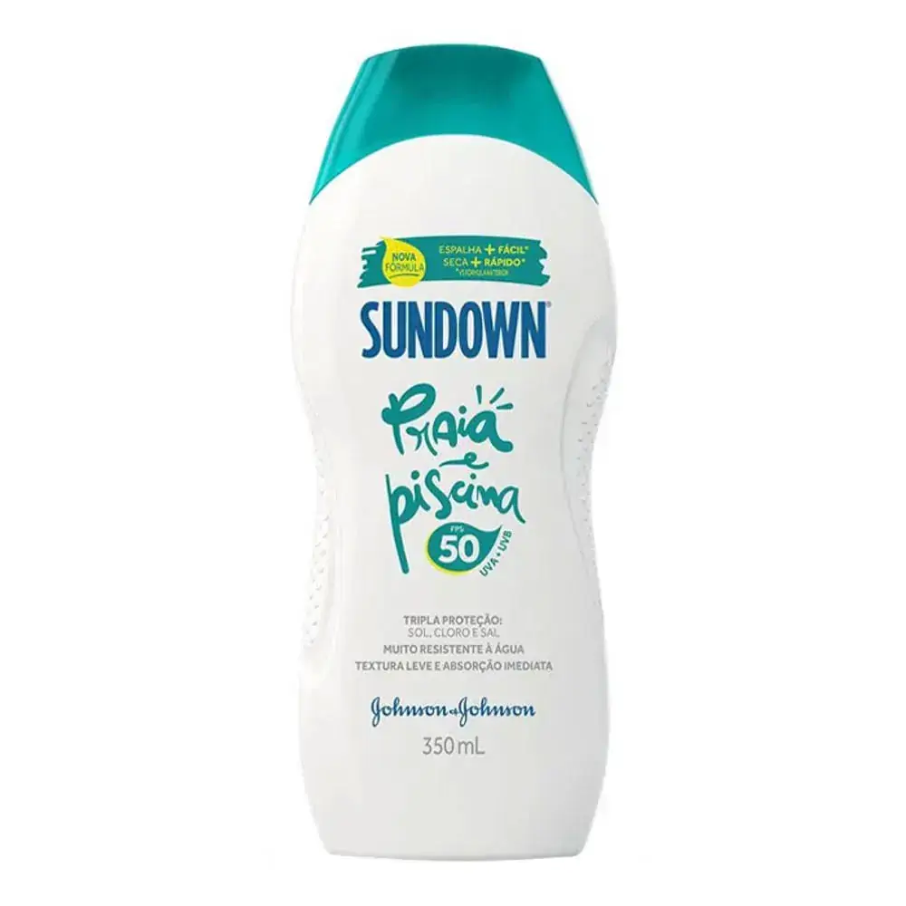 Protetor Solar 50 FPS Sundown Praia e Piscina 350 ml