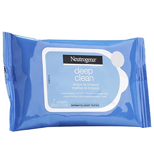 Lenço Demaquilante Neutrogena Deep Clean 7 unidades