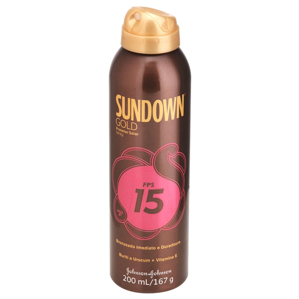 Bronzeador Sundown Gold Spray Fps 15