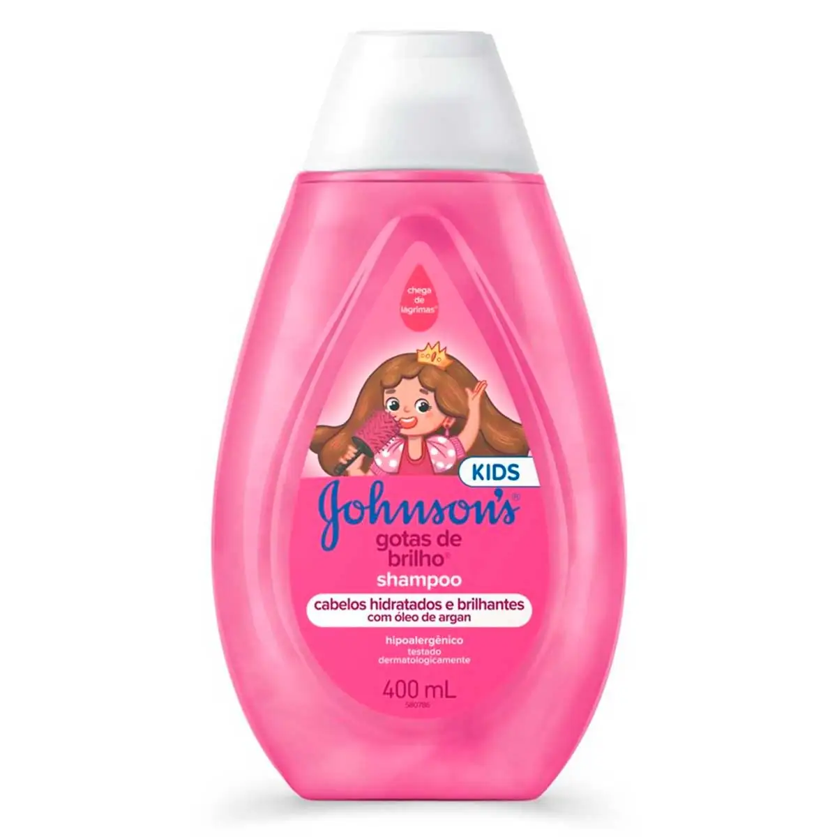 Shampoo Infantil Johnson's Baby Gotas de Brilho 400ml