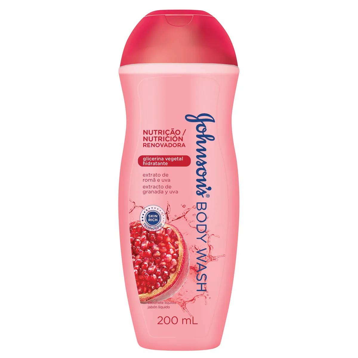 Sabonete Líquido Nutrição Renovada Johnsons Body Wash Frasco 200ml