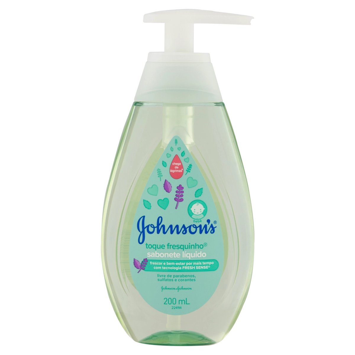Sabonete Bebê Líquido Johnsons Toque Fresquinho Frasco 200ml
