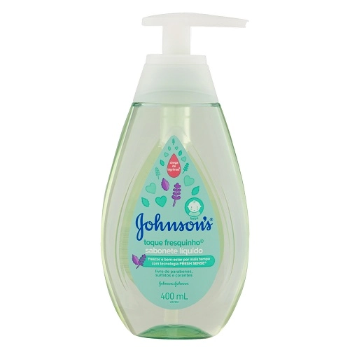 Sabonete Bebê Líquido Johnsons Toque Fresquinho Frasco 400ml