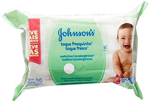 Toalha Umedecida Toque Fresquinho Johnsons Pacote 96 Unidades Leve Mais Pague Menos