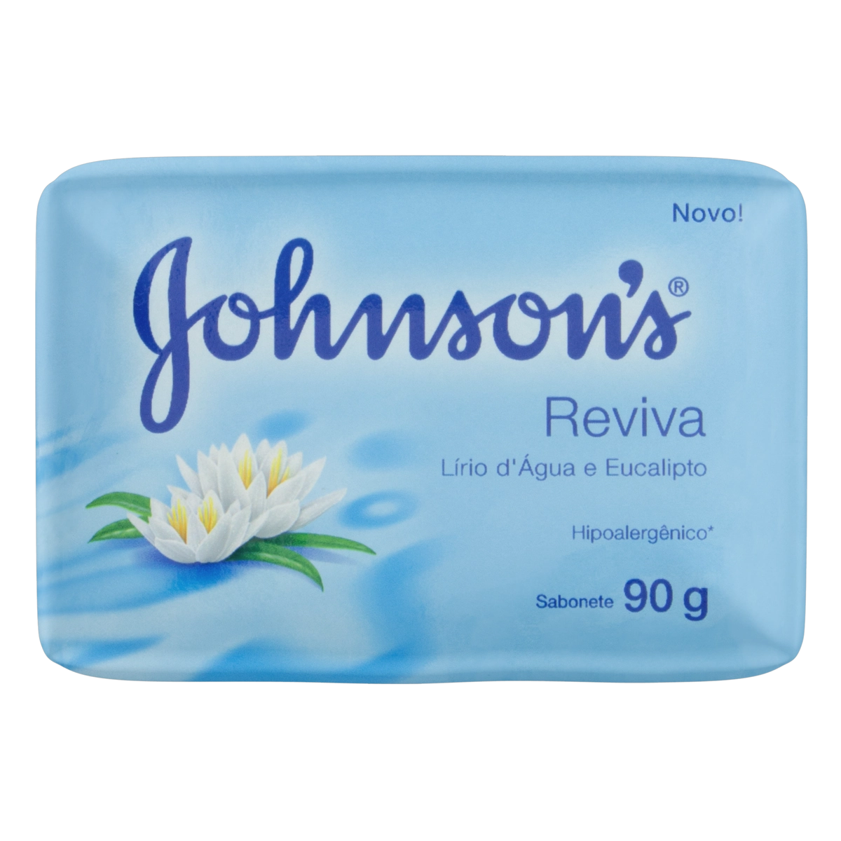 Sabonete Barra Reviva Lírio Dágua E Eucalipto Johnsons Envoltório 90g