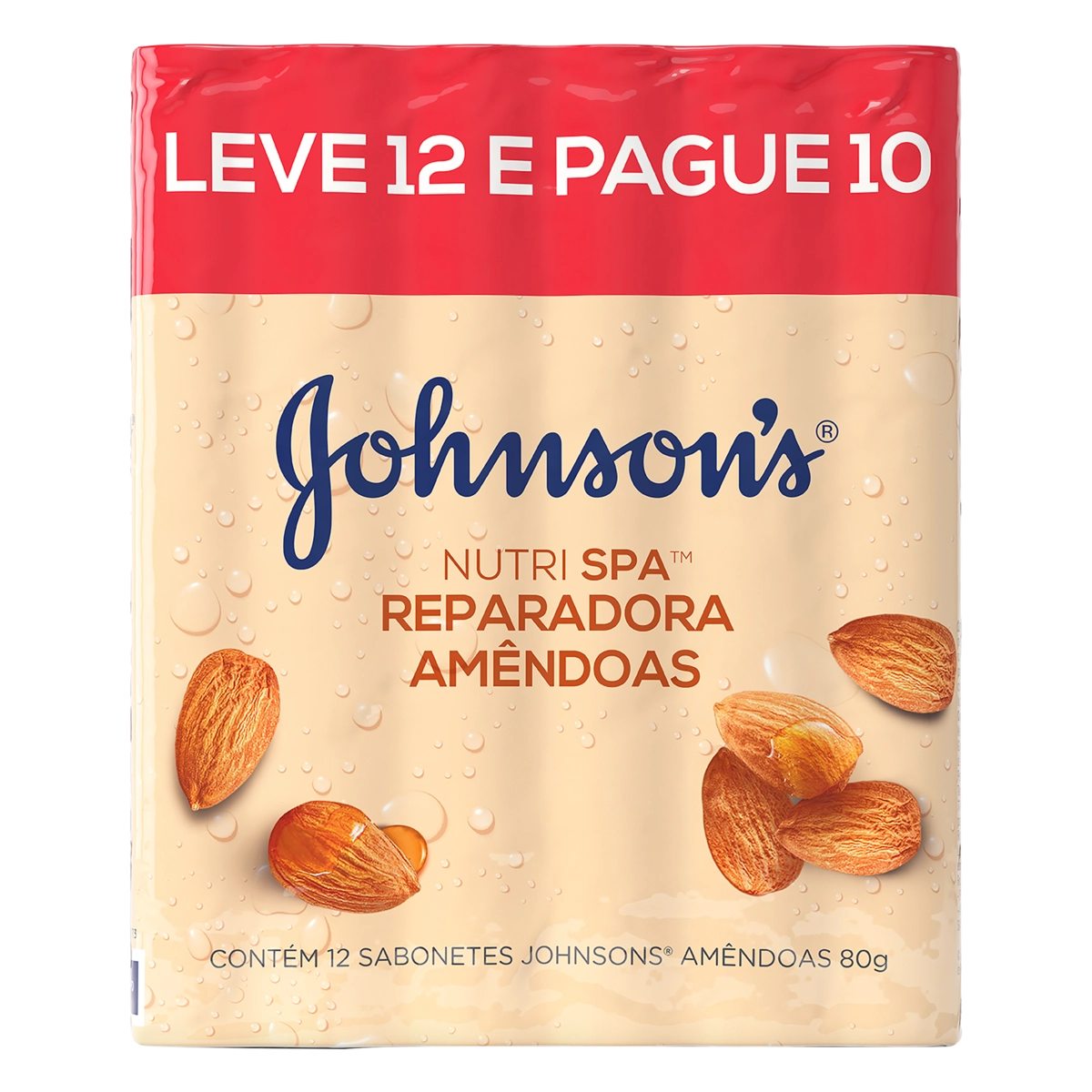 Sabonete Barra Suavize óleo De Amêndoas Johnsons Envoltório 90g