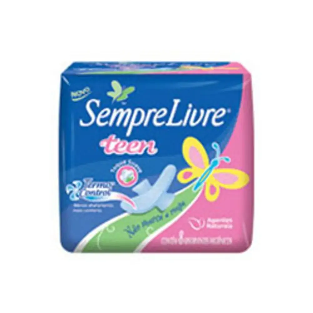 Absorvente Sempre Livre Teen C/abas