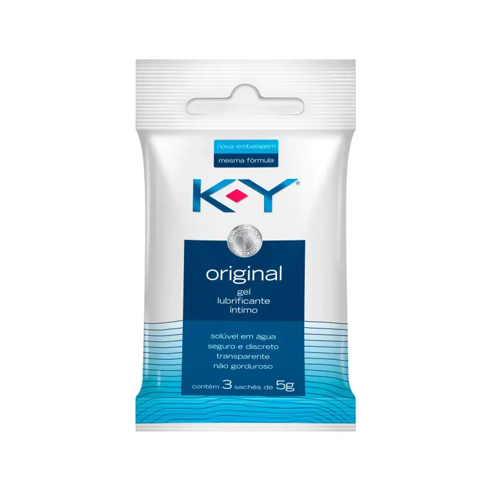 Pack Gel Lubrificante íntimo K Y Pacote 3 Unidades
