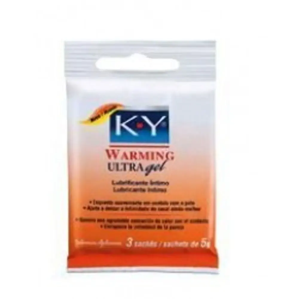 Gel Lubrificante K Y Sache Warning