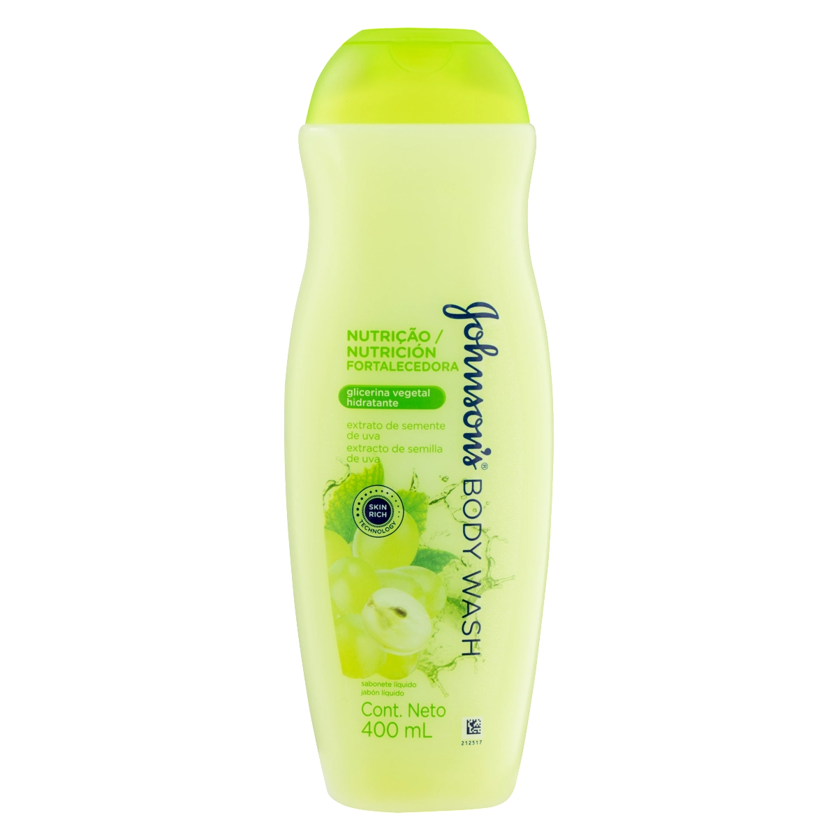 Sabonete Líquido Nutrição Fortalecedora Johnsons Body Wash Frasco 400ml
