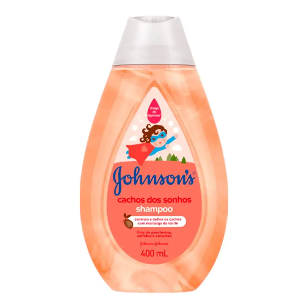 Shampoo Infantil Johnson's Baby Cachos Definidos 400ml