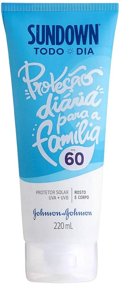 Protetor Solar 60 FPS Sundown Todo Dia Bisnaga 220ml