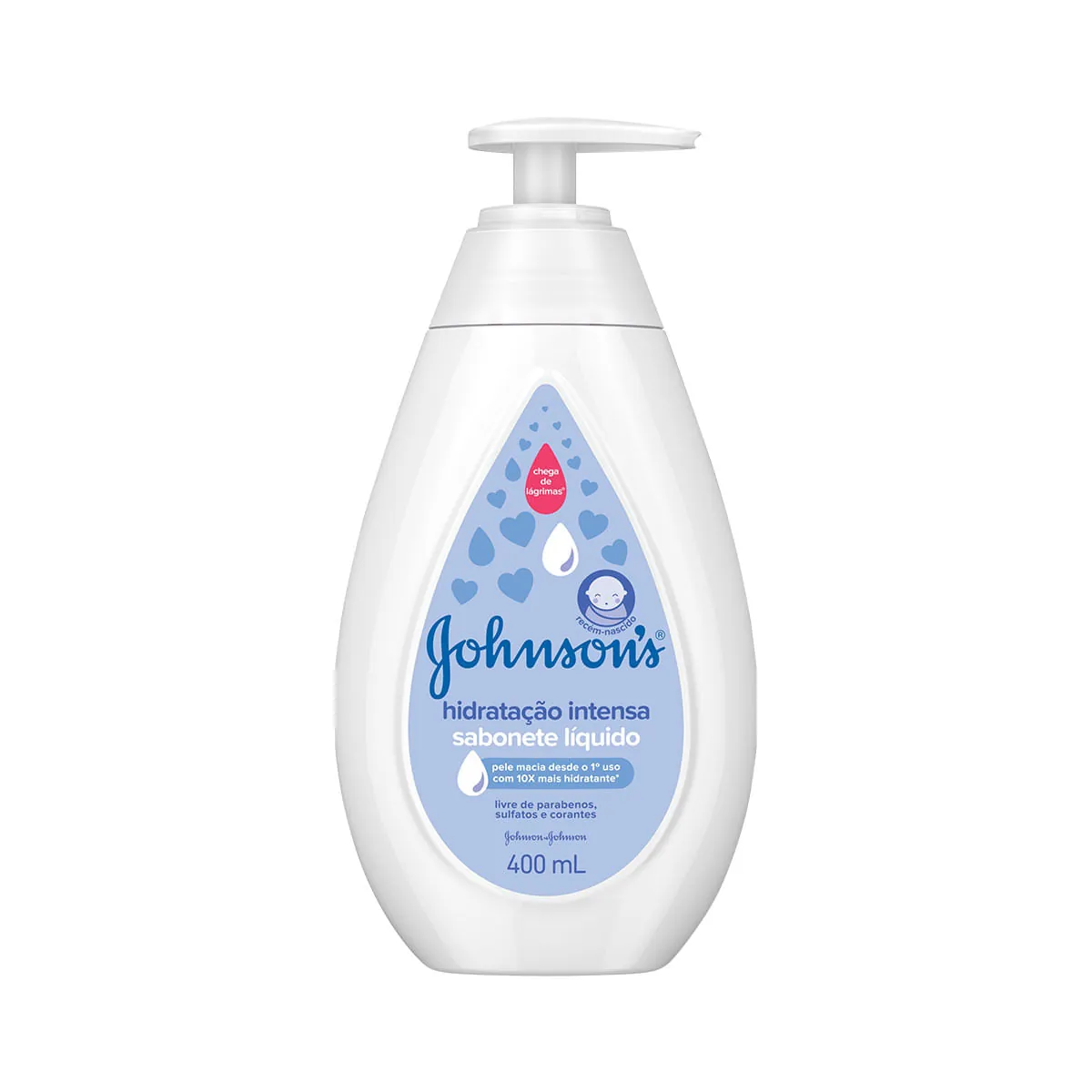 Sabonete Líquido Infantil Johnson's Hidratação Intensa 400ml