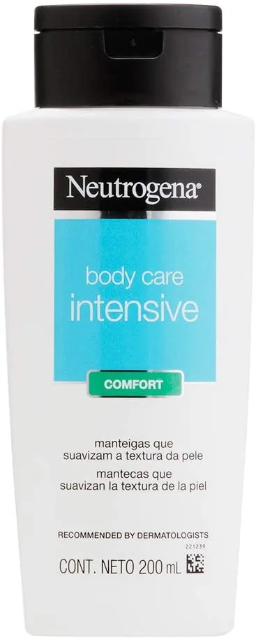 Loção Hidratante Comfort Corporal Neutrogena Body Care Frasco 200ml