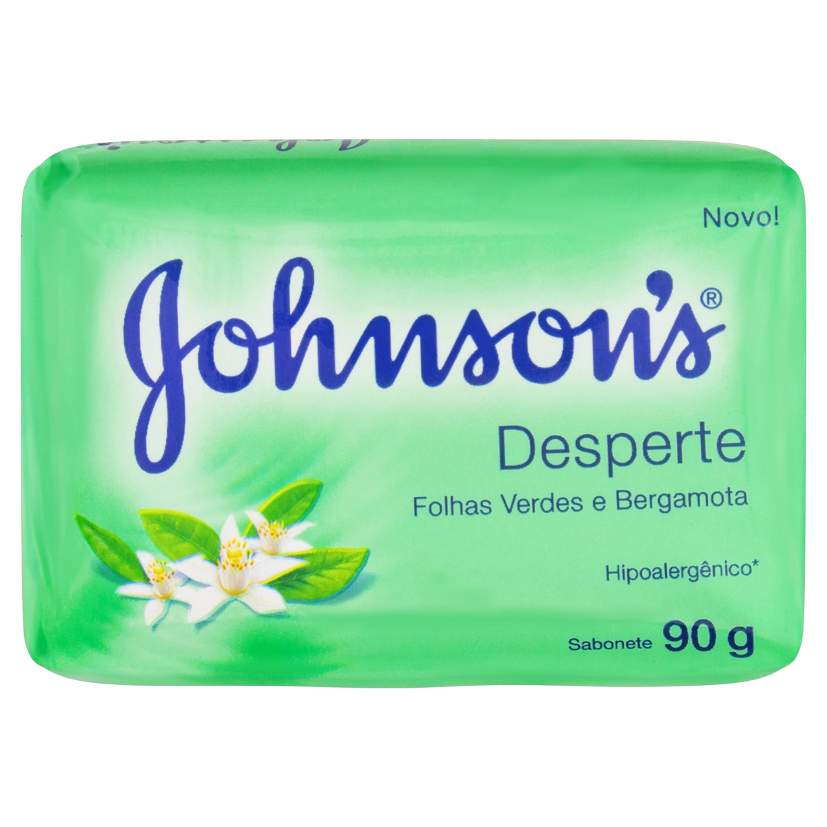 Sabonete Barra Desperte Folhas Verdes E Bergamota Johnsons Envoltório 90g