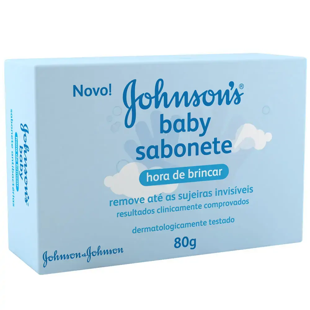 Sabonete Barra Johnsons Baby Hora De Brincar Caixa 80g