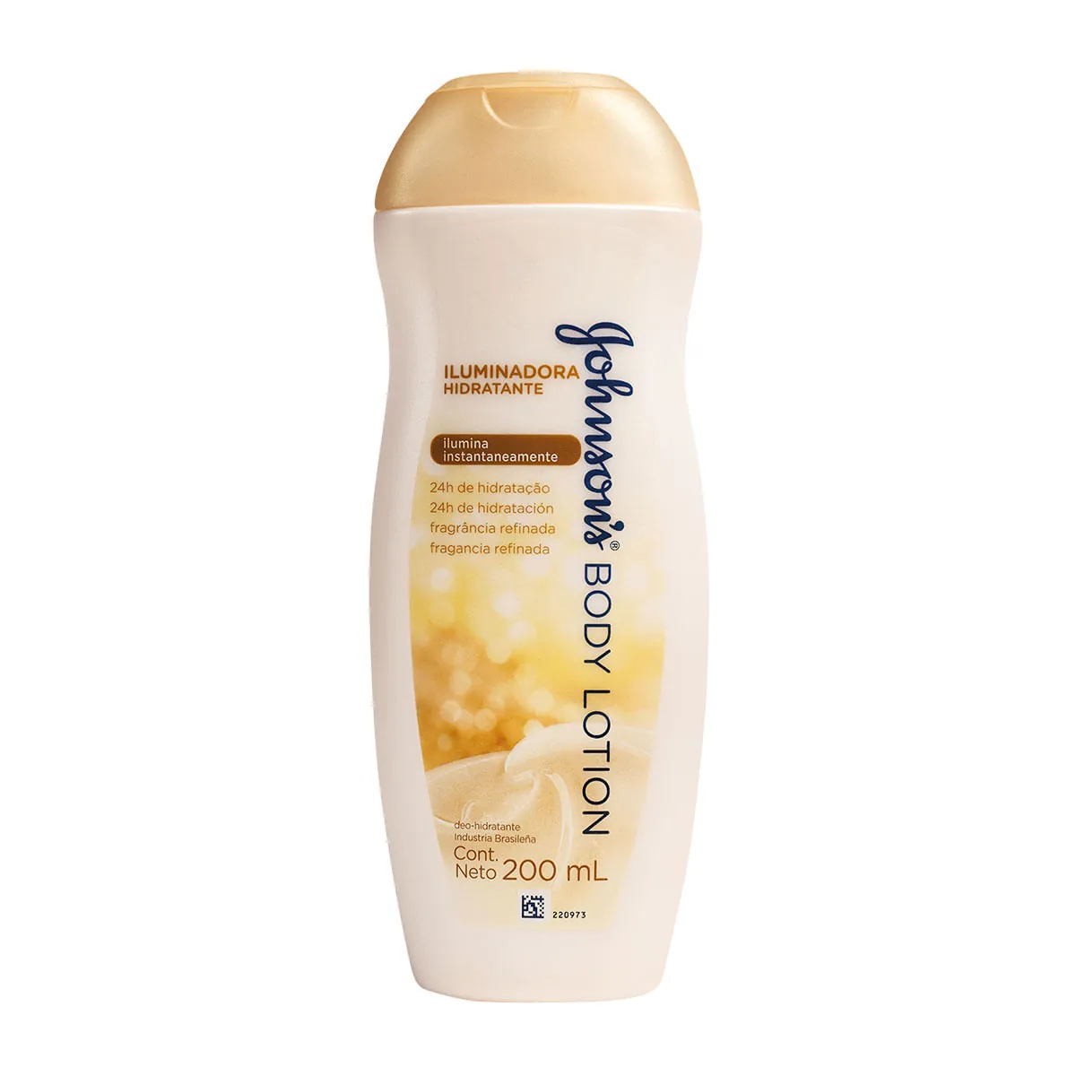 Loção Deo Hidratante Iluminadora Johnsons Body Lotion Frasco 200ml