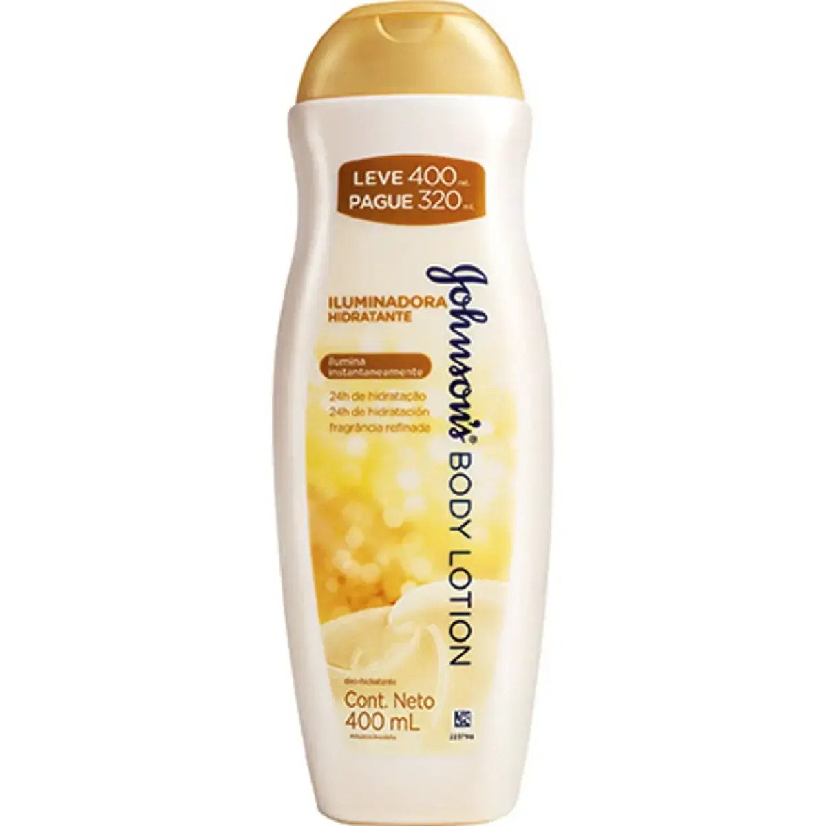 Locao Hidr.j J L400ml P320ml Iluminadora