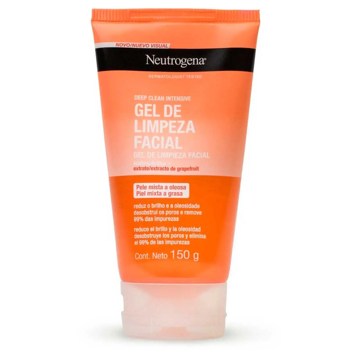 Gel de Limpeza Facial Neutrogena Deep Clean Intensive Grapefruit 150g
