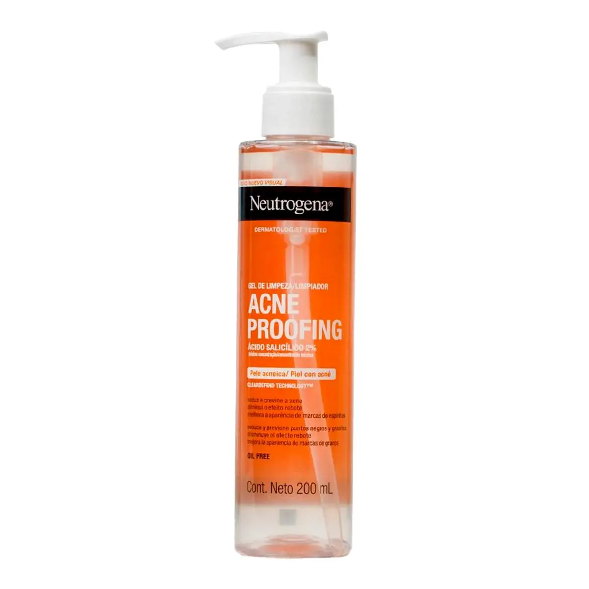Gel de Limpeza Neutrogena Acne Proofing Frasco 200ml