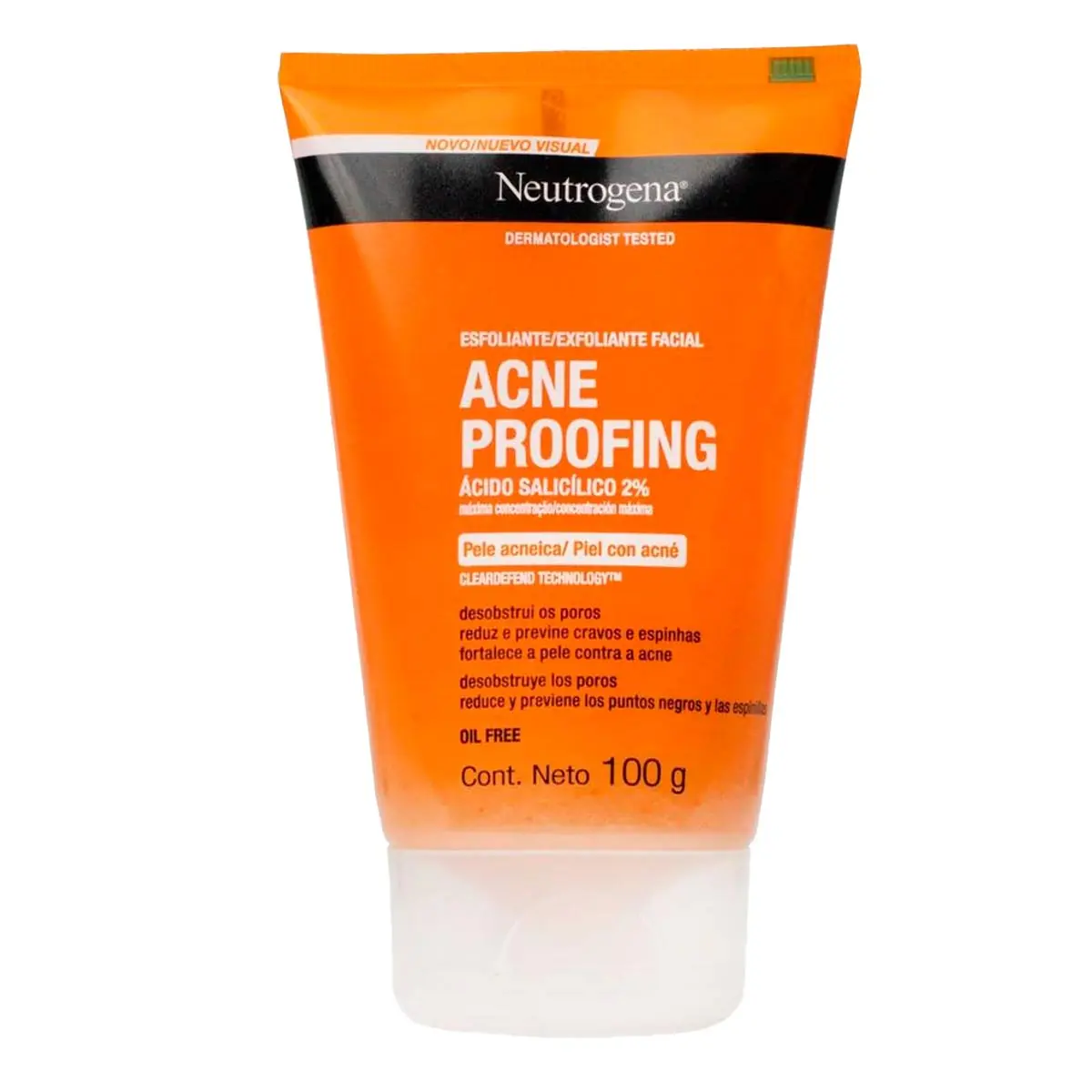 Esfoliante Facial Neutrogena Acne Proofing Bisnaga 100g