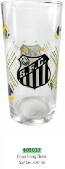 Copo Long Drink Santos