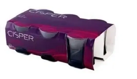Copos Roma Rocks Cisper 6unidades
