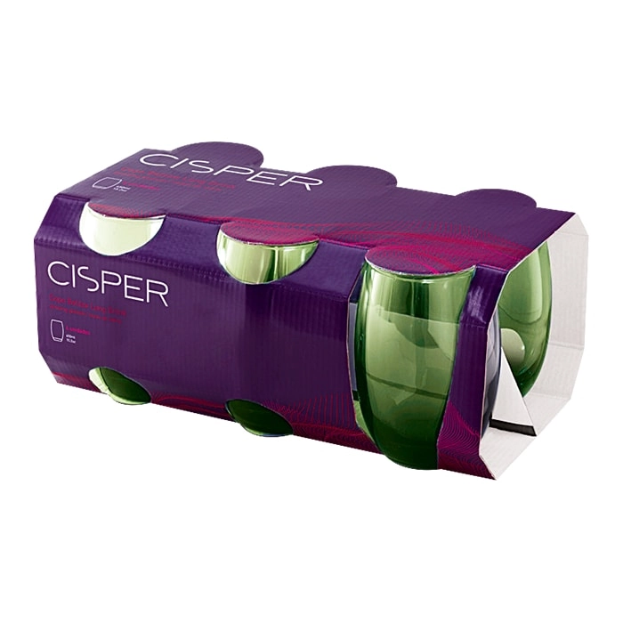 Conj Copo Bellize 450ml C/6 Verde