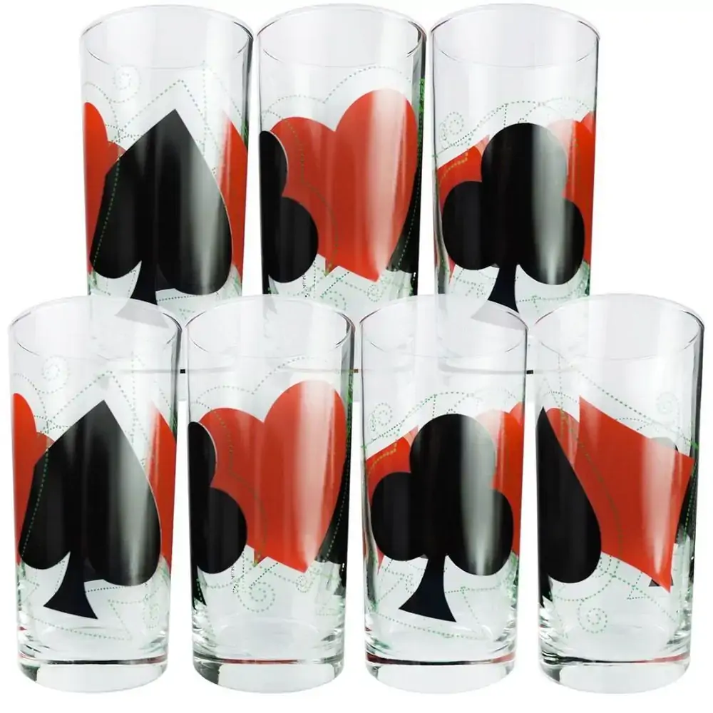 Copo Naipes Long Drink