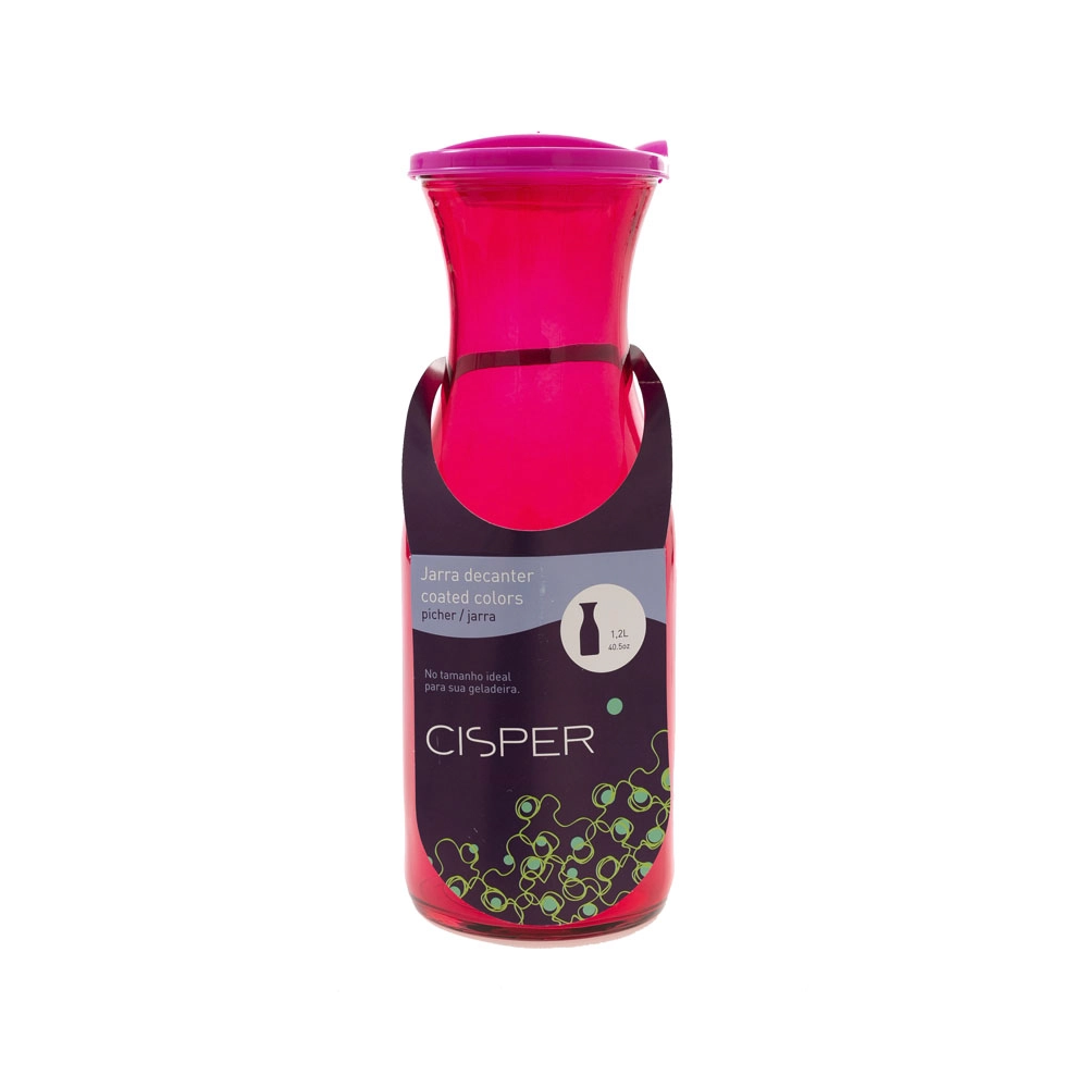 Jarra Vidro Com Tampa Decanter 1,2l Cisper