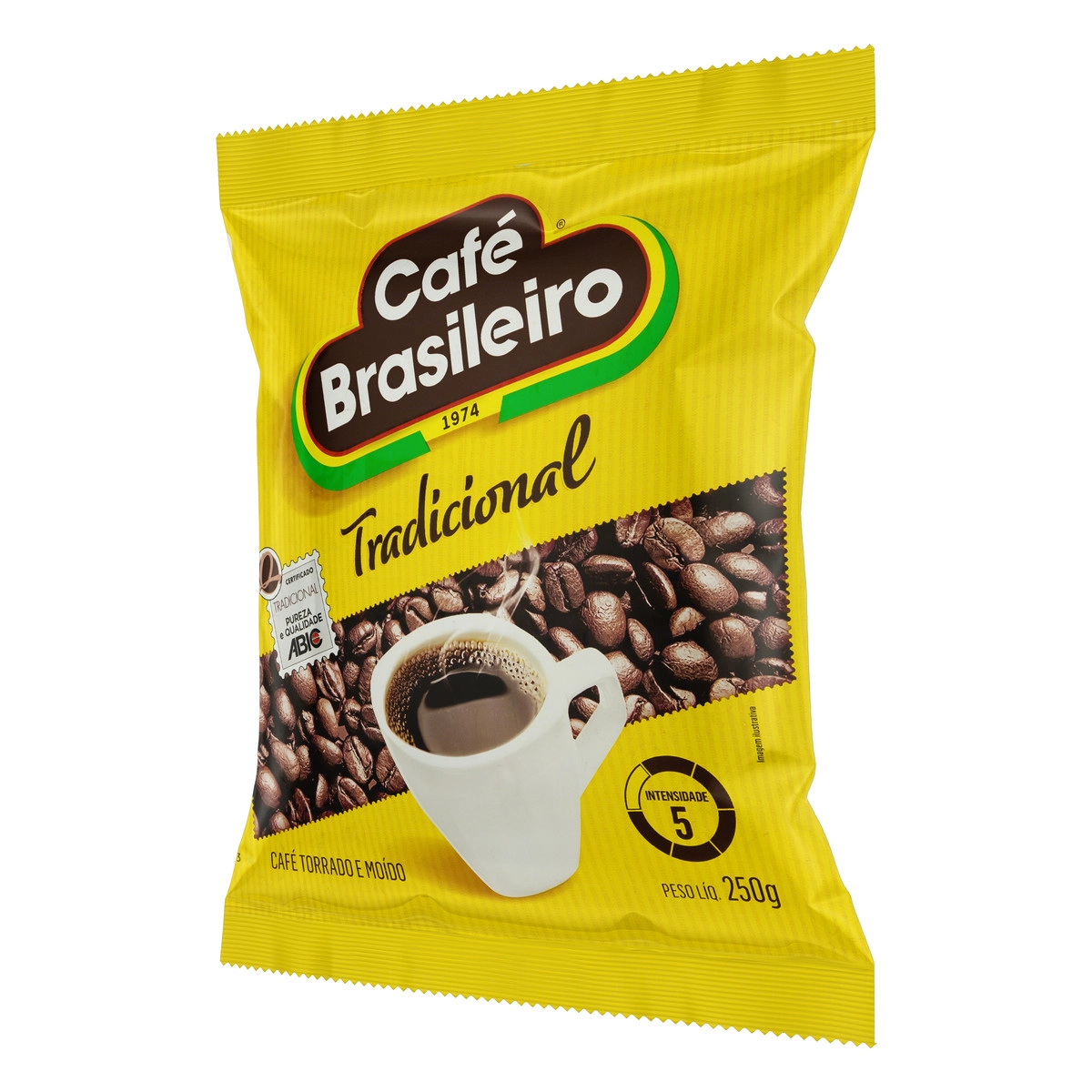 Café Torrado E Moído Tradicional Café Brasileiro Pacote 250g