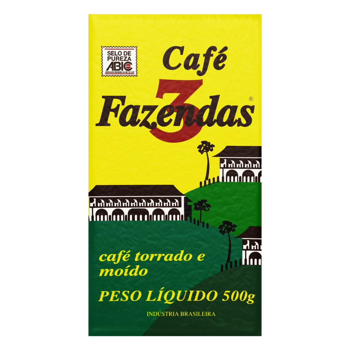 Café Torrado E Moído A Vácuo Café 3 Fazendas Pacote 500g