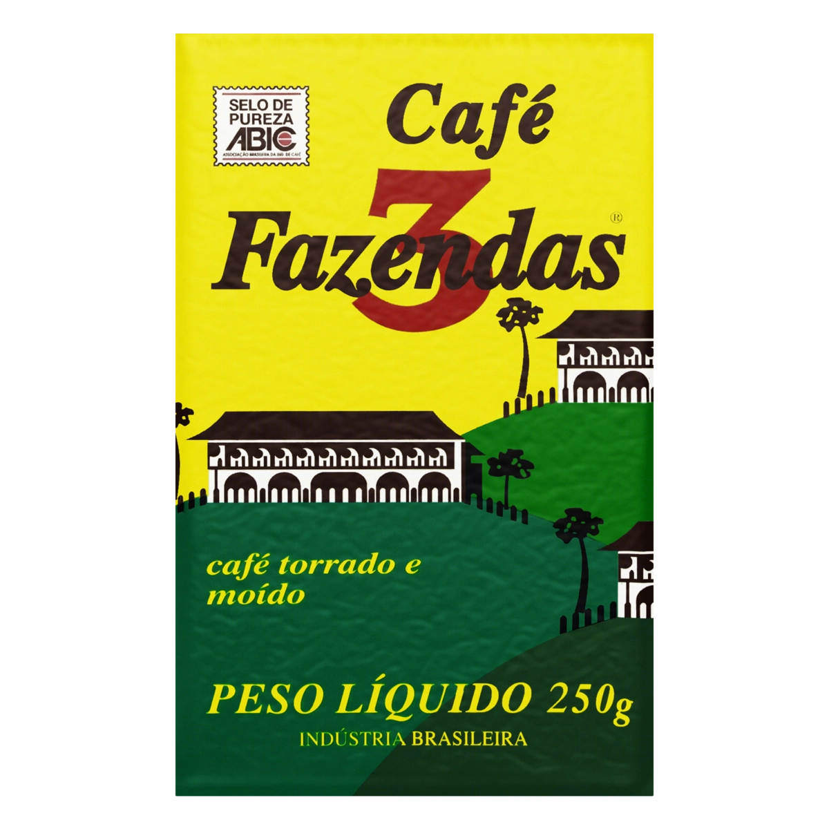 Café Torrado E Moído A Vácuo Café 3 Fazendas Pacote 250g
