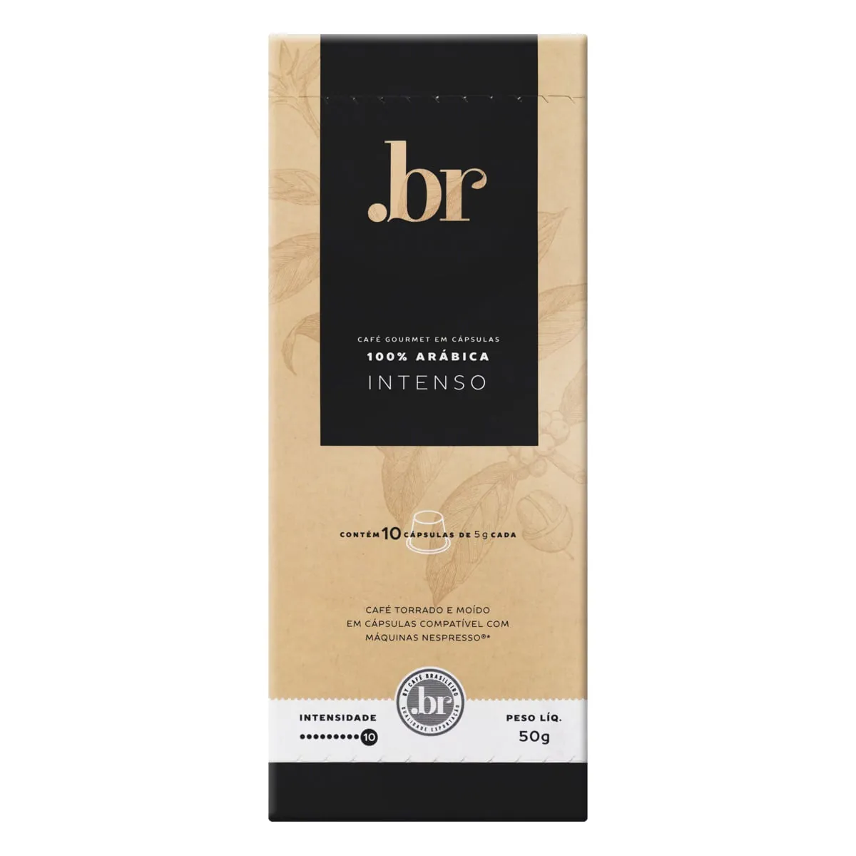 Café Expresso BR Gold Gourmet Forte 10 Cápsulas