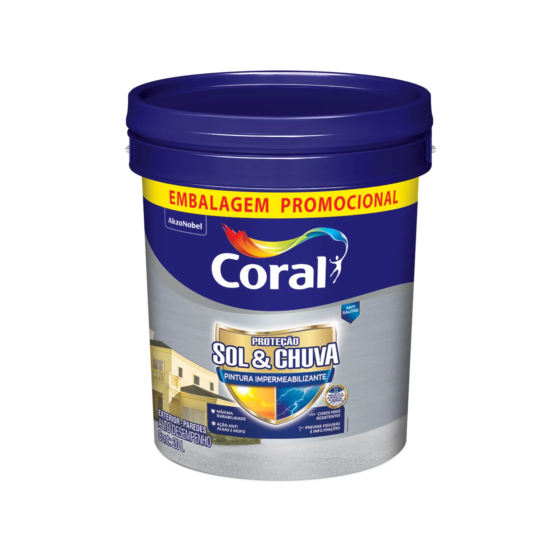 Tinta Acrílica Fosco Premium Branco 20L Coral