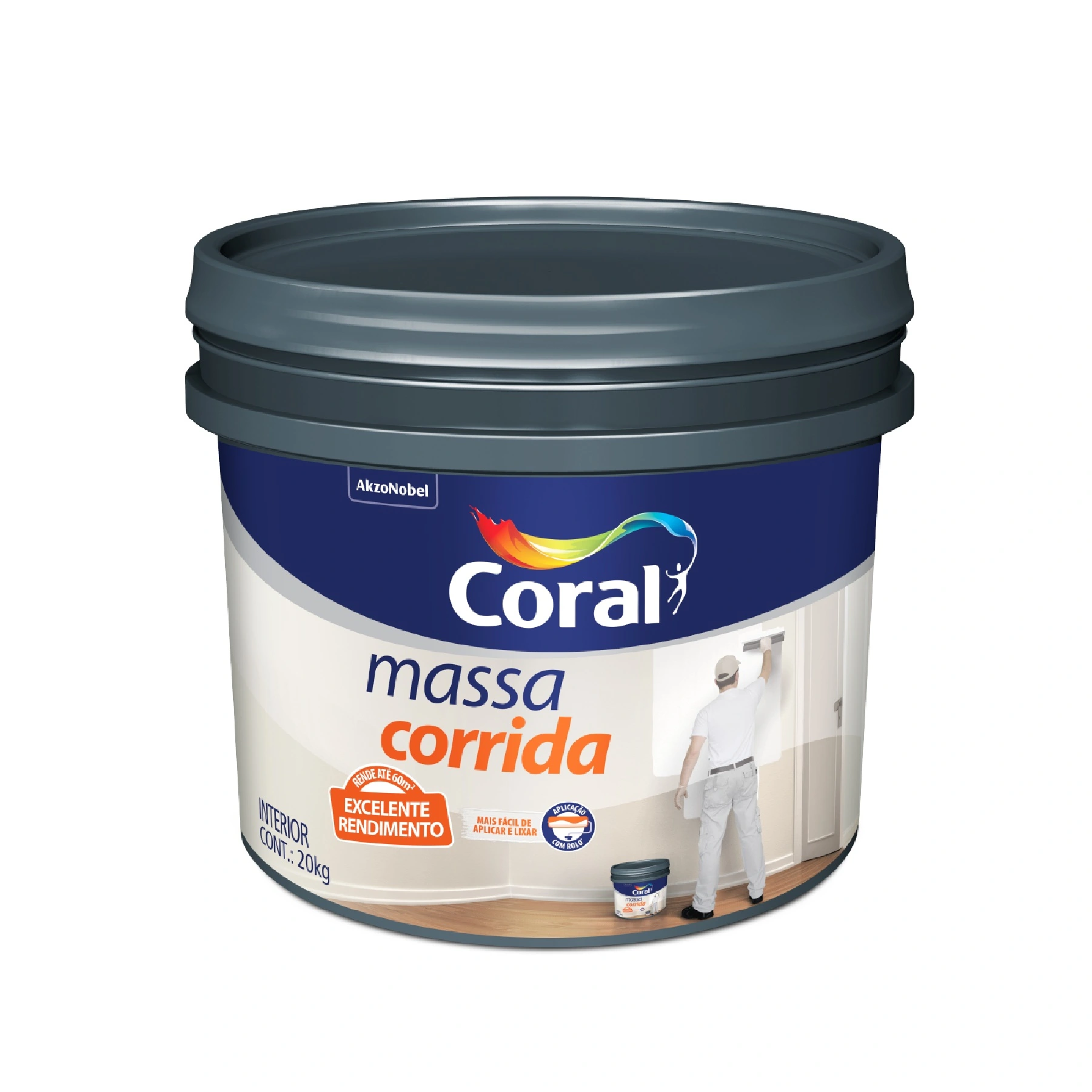 Massa Corrida 20Kg Coral