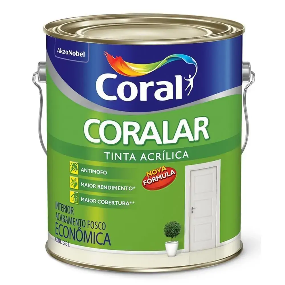 Tinta Acrílica Fosca Coralar Pérola - Pêssego