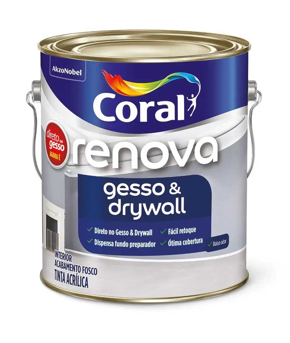 Tinta Látex Direto No Gesso Branco 3,6 Litros
